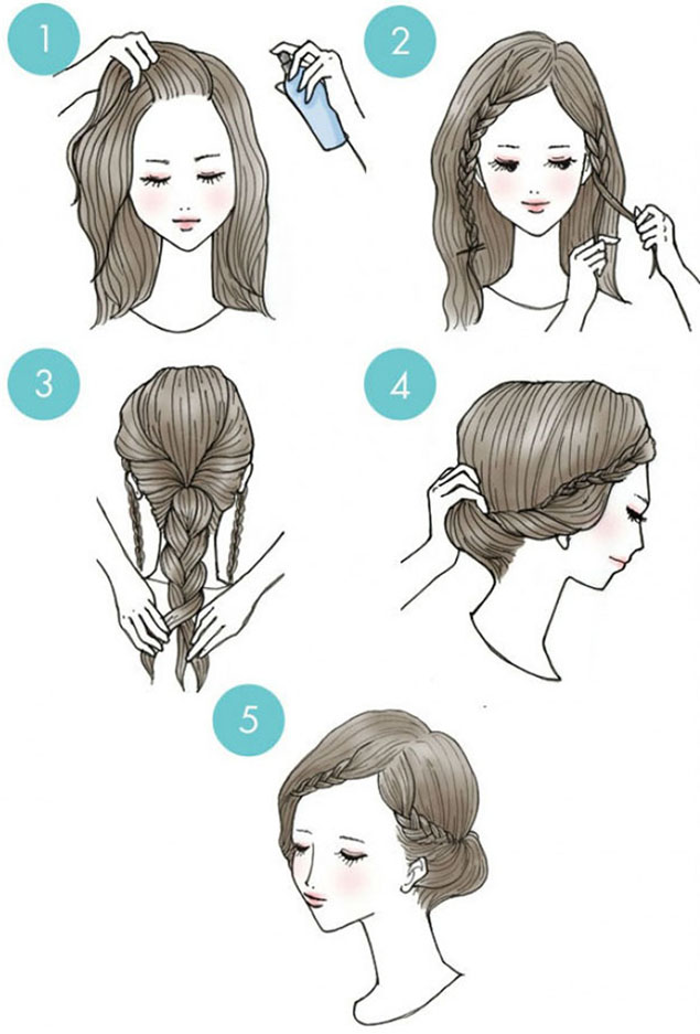 Những kiểu tóc siêu dễ thương và đơn giản dành cho bạn gái